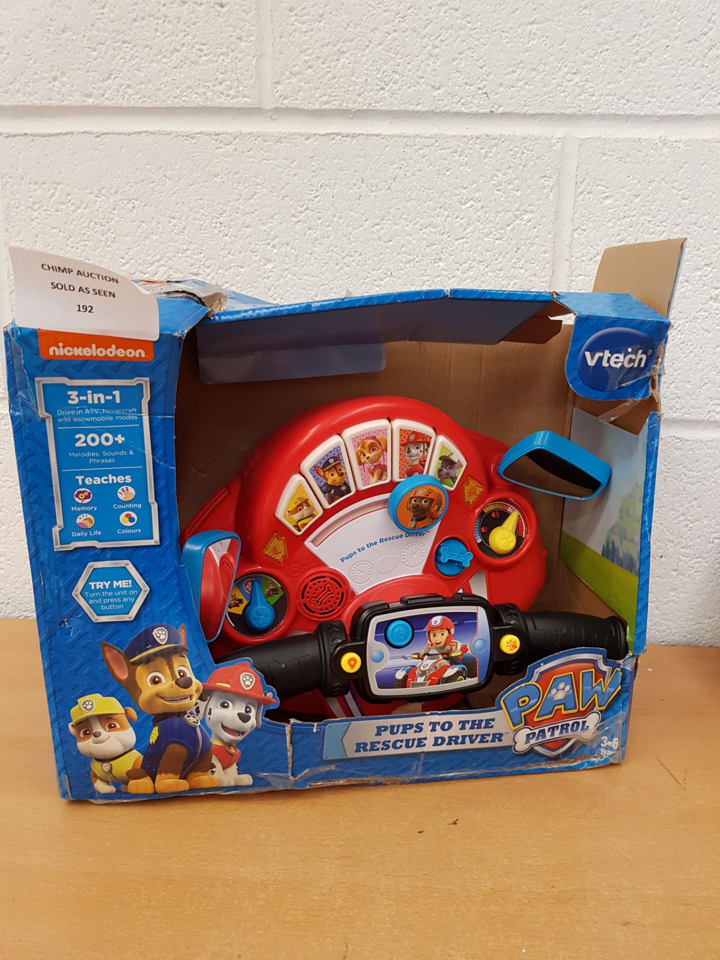 Vtech Paw Patrol Rescue Driver Playset