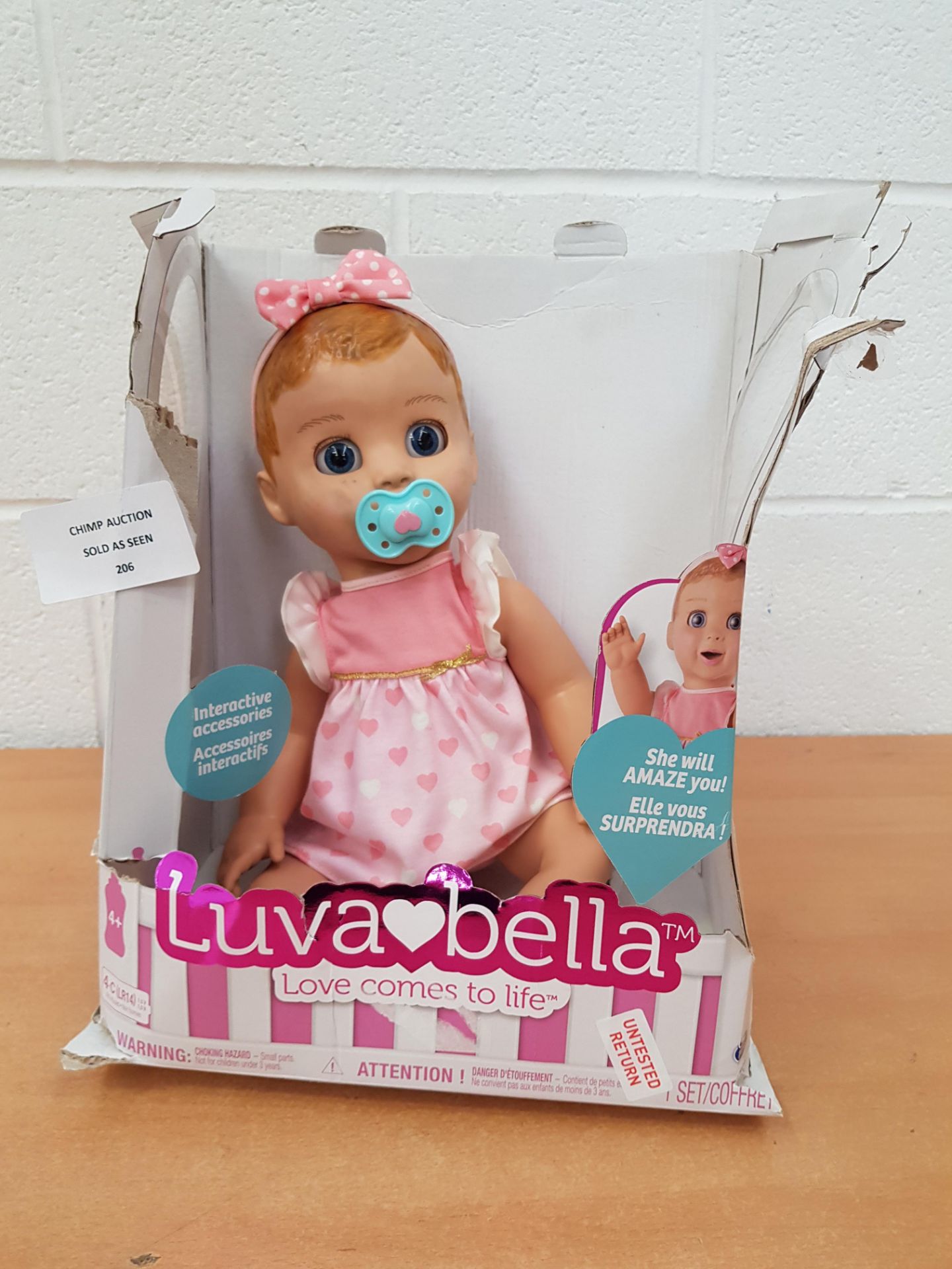 Luvabella interactive Doll RRP £99.99