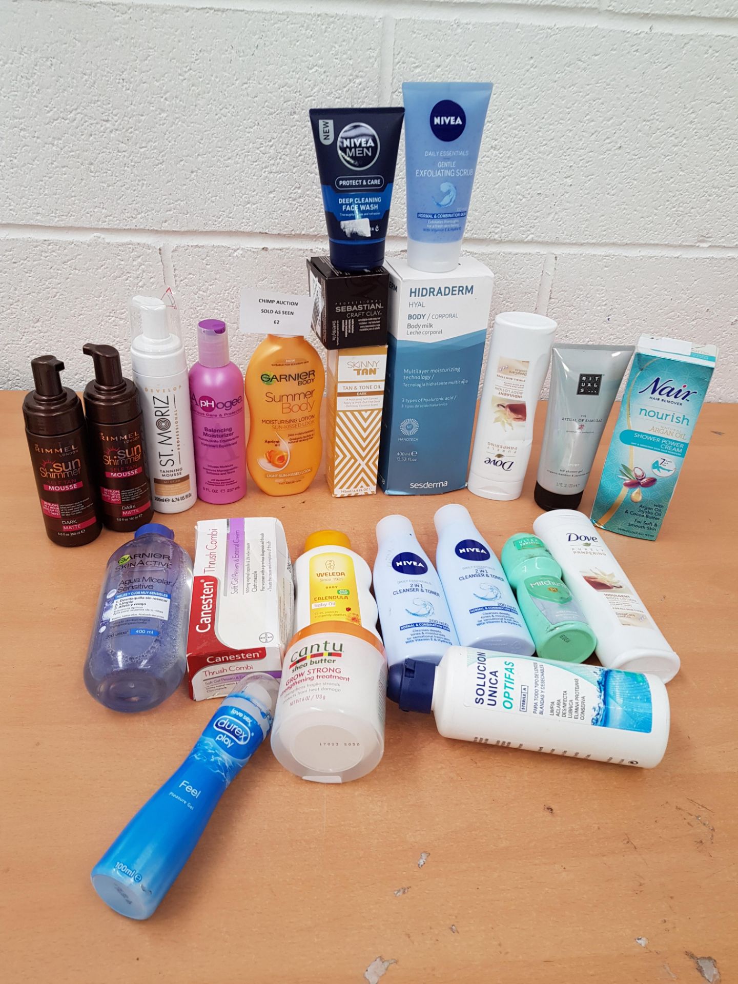 Joblot of mixed mostly NEW Hair care, creams & personal care