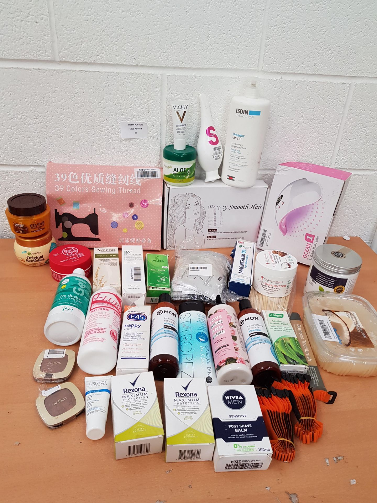 Joblot of mixed mostly NEW Hair care, creams & personal care