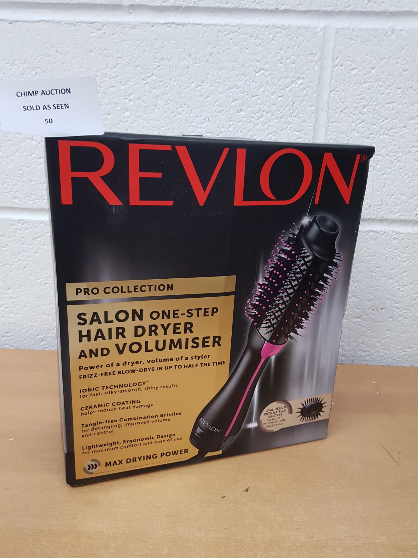 Revlon pro collection Salon One-Step Hair Dryer & Volumiser RRP £129.99.