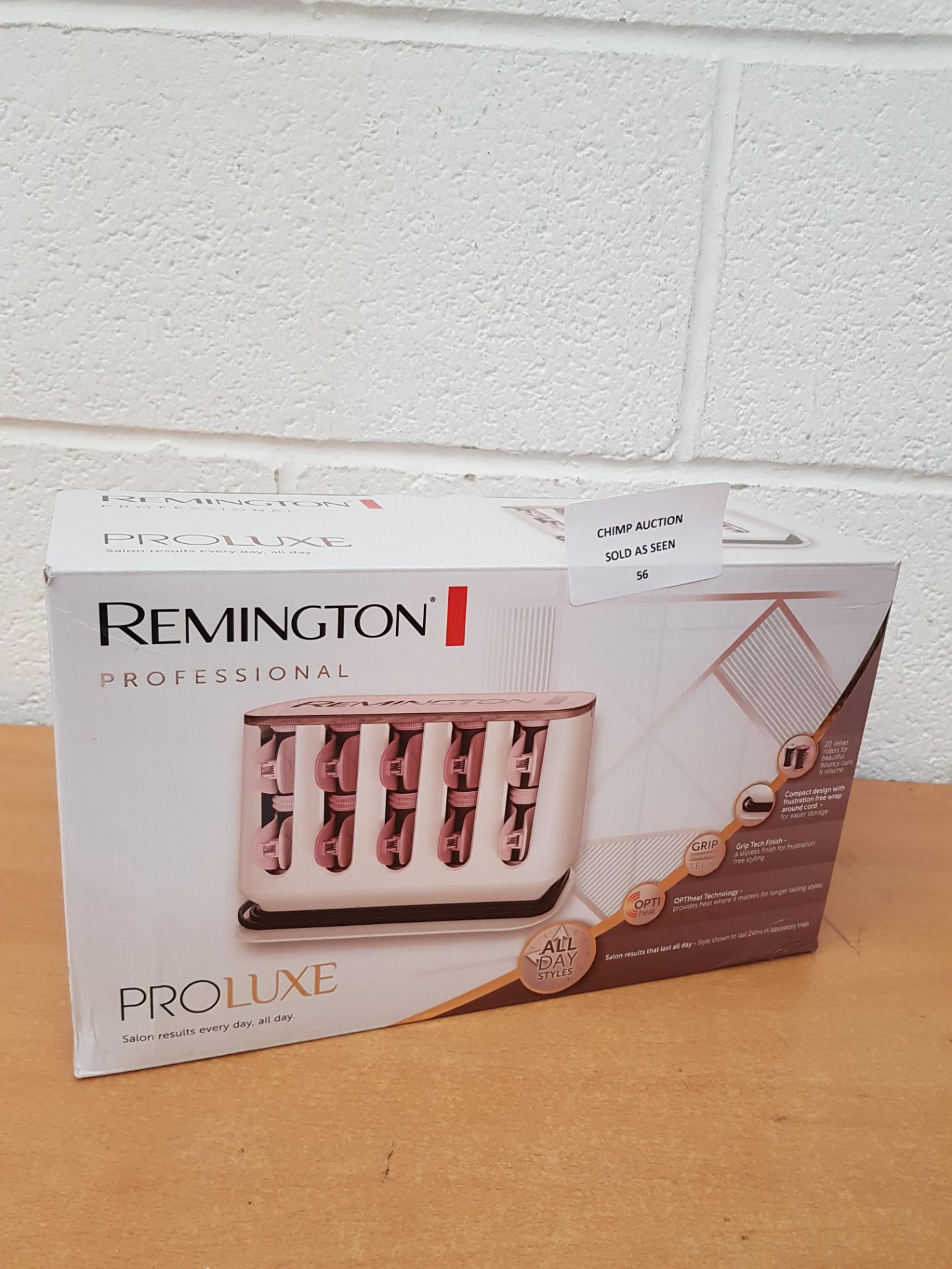 Remington H9100 Proluxe Heated Rollers - Rose Gold