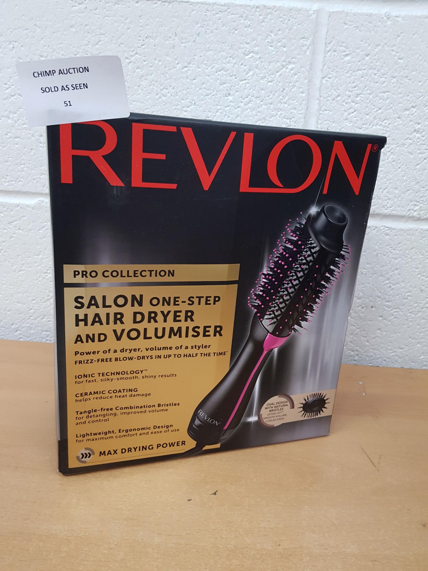 Revlon pro collection Salon One-Step Hair Dryer & Volumiser RRP £129.99.