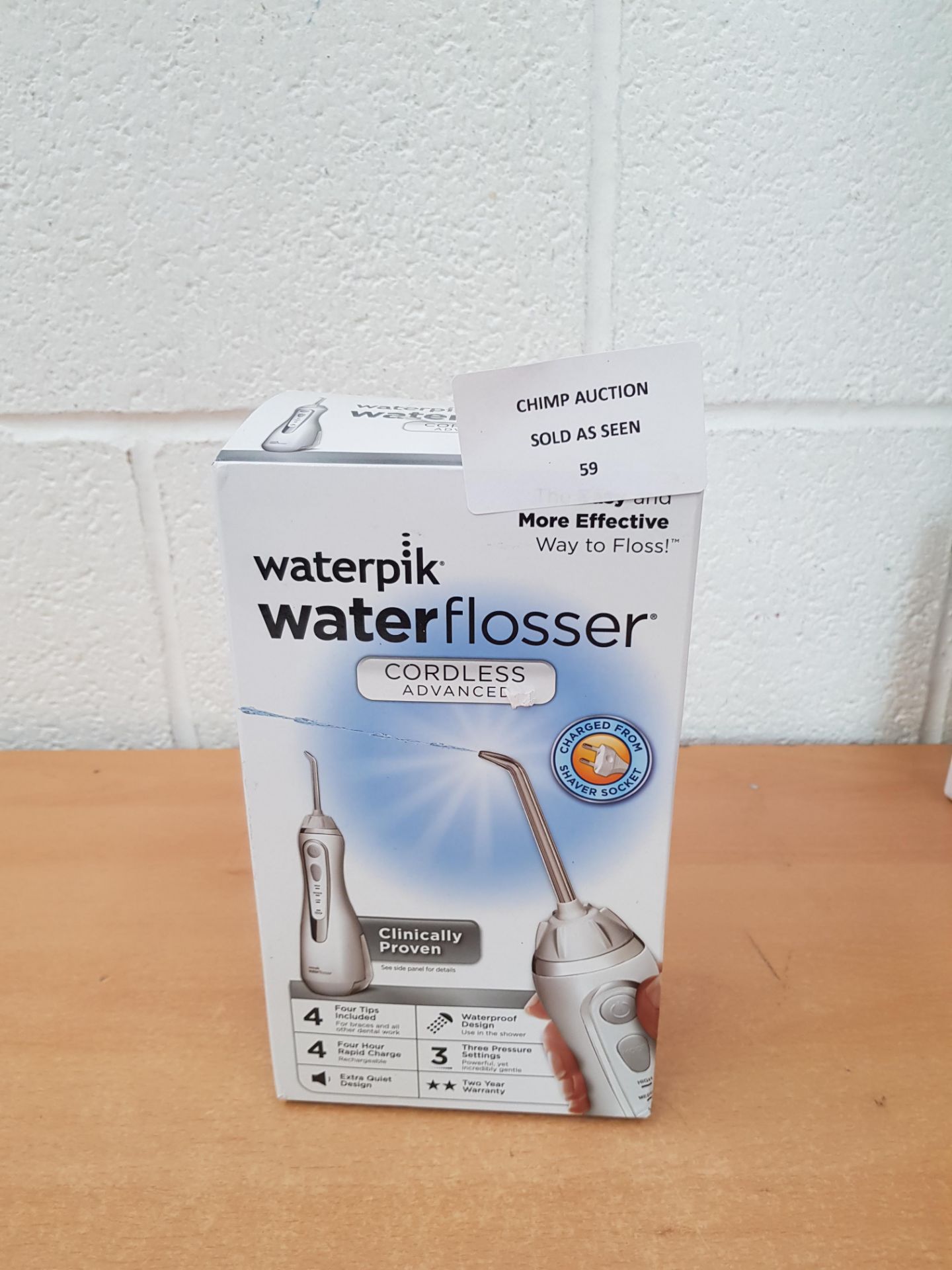 Waterpik Advanced Cordless Water Flosser RRP £129.99