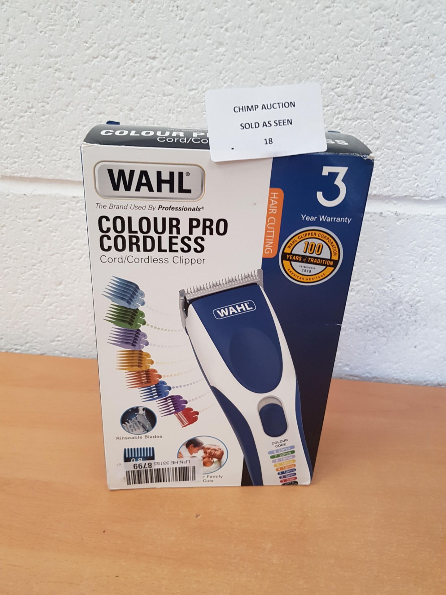 Wahl Colour Pro Cordless Hair Clipper