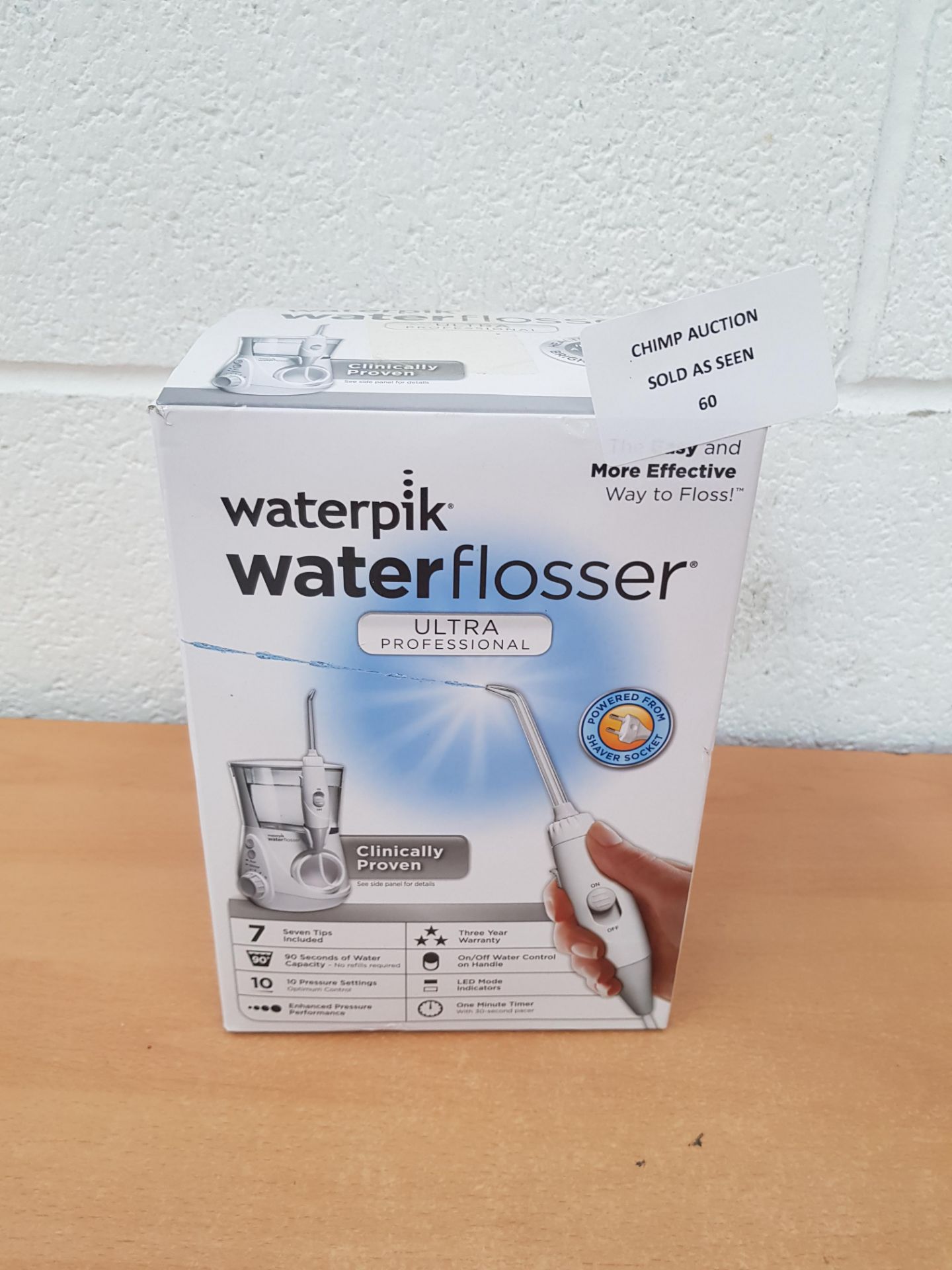 Waterpik WP-660UK Ultra Professional Water Flosser RRP £79.99.