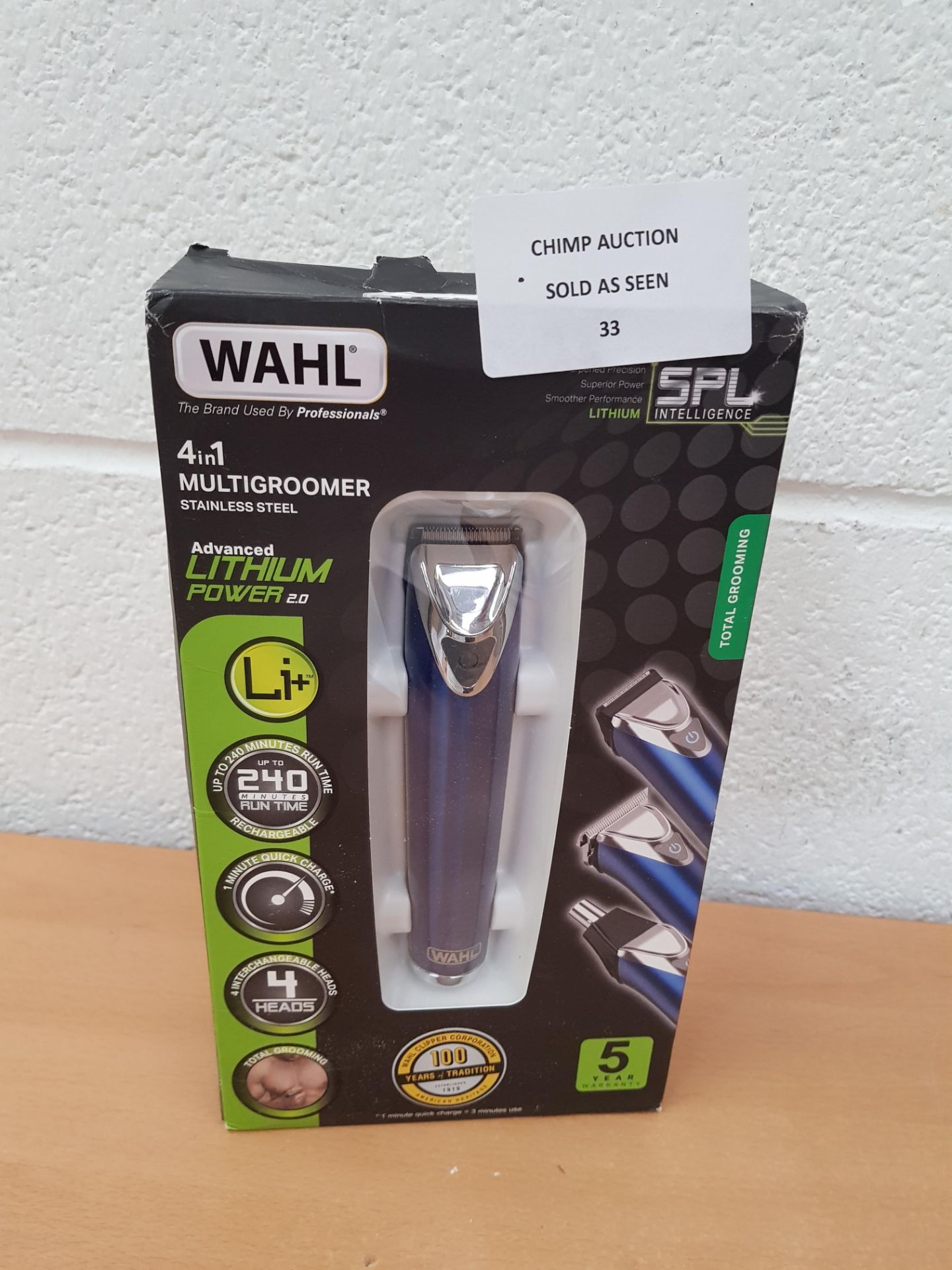 Wahl SPL 4-in-1 Multigroomer, Stainless Steel RRP £89.99