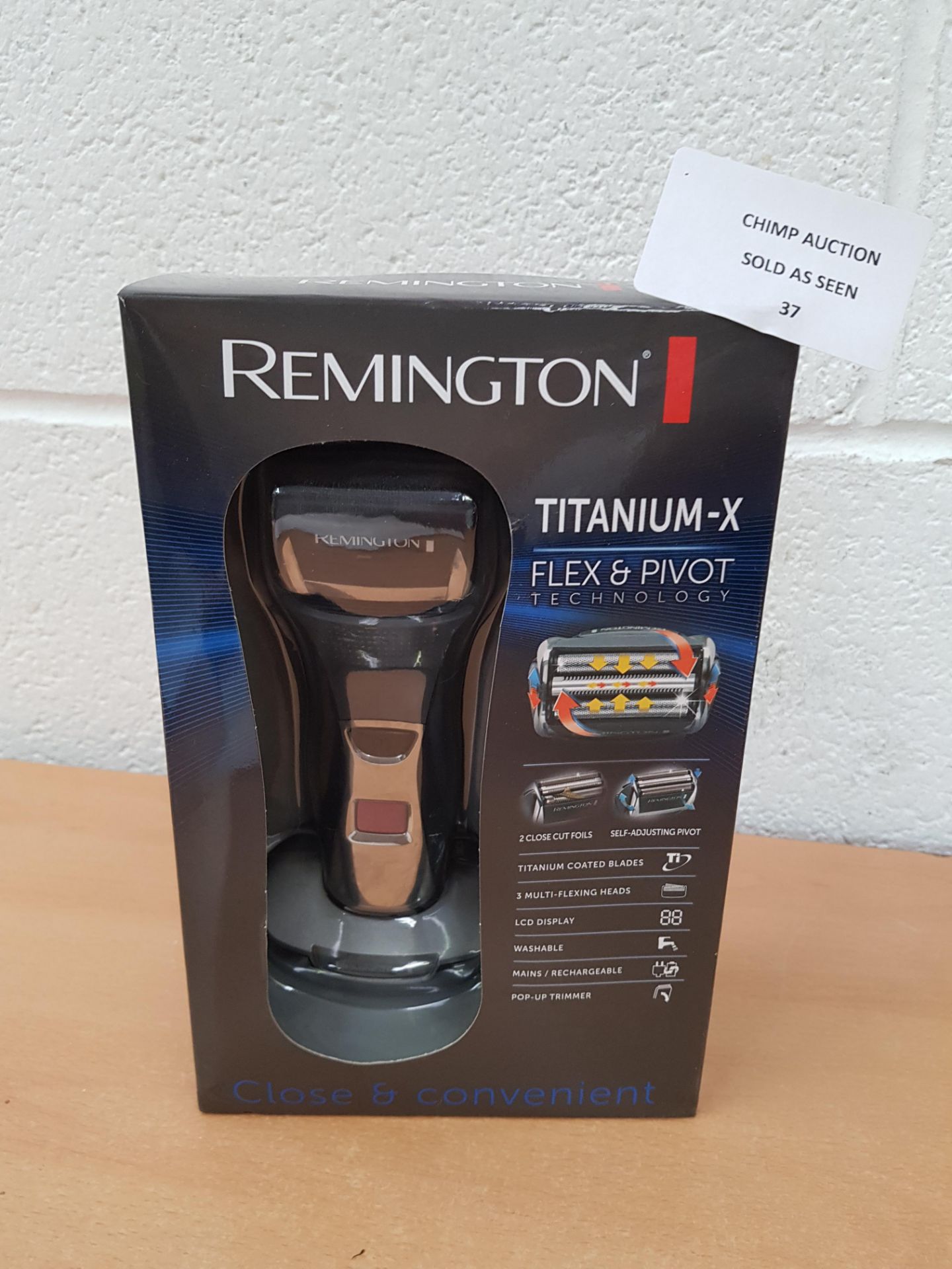 Remington F7800 Titanium-X Dual Foil Shaver RRP £109.99.