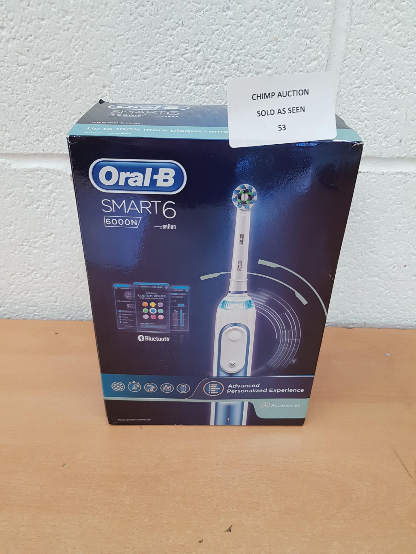 Oral-B Smart 6 6000N CrossAction Bluetooth Toothbrush RRP £219.99