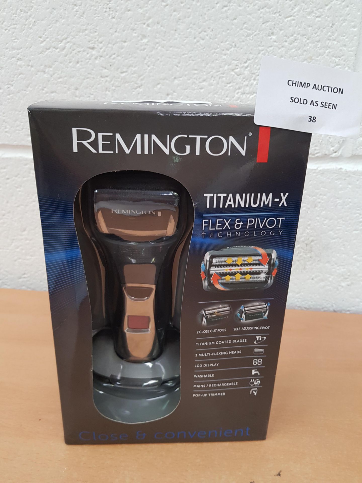 Remington F7800 Titanium-X Dual Foil Shaver RRP £109.99.