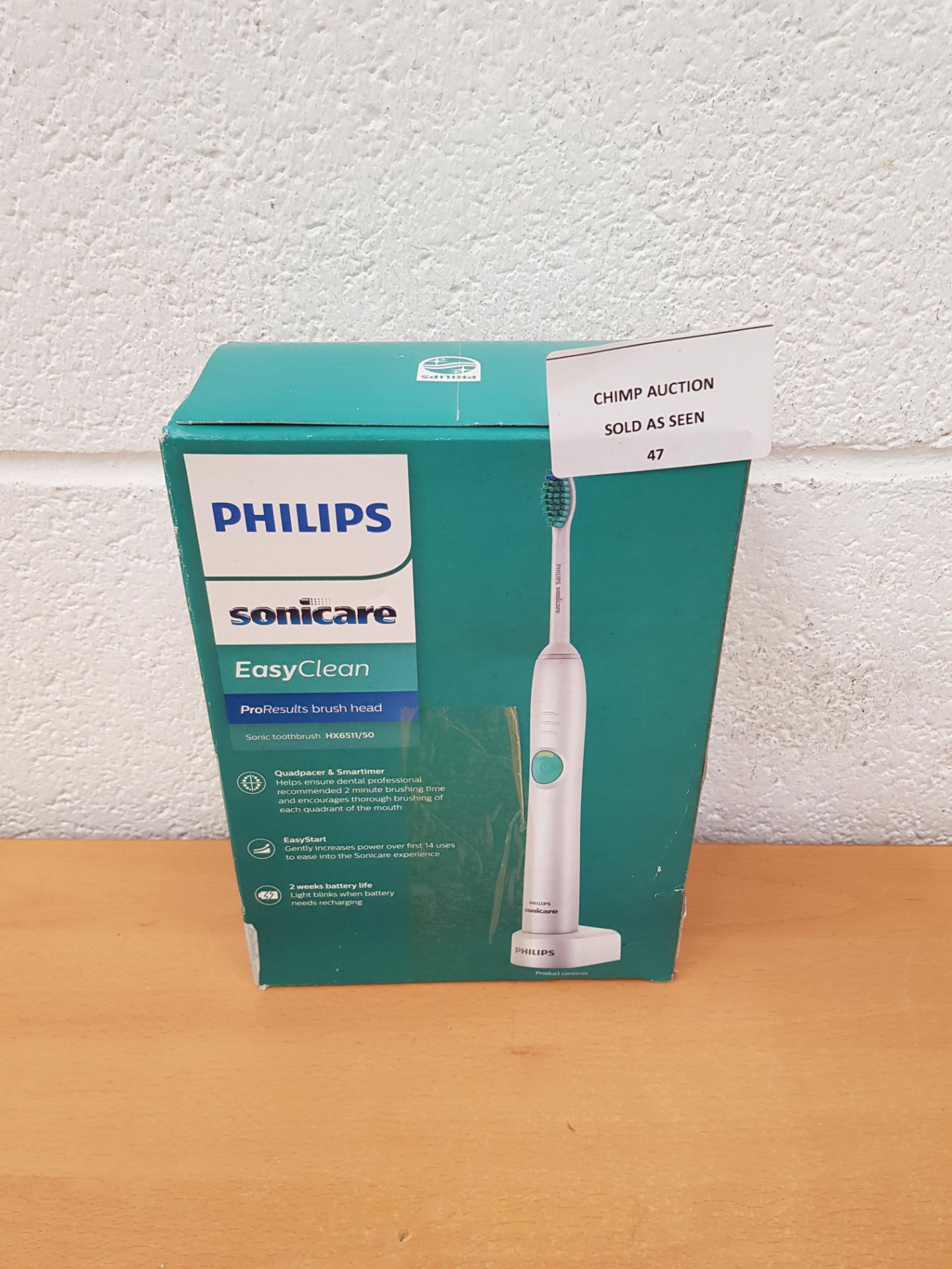 Philips Sonicare EasyClean Electric Toothbrush- HX6511/50 RRP £89.99.