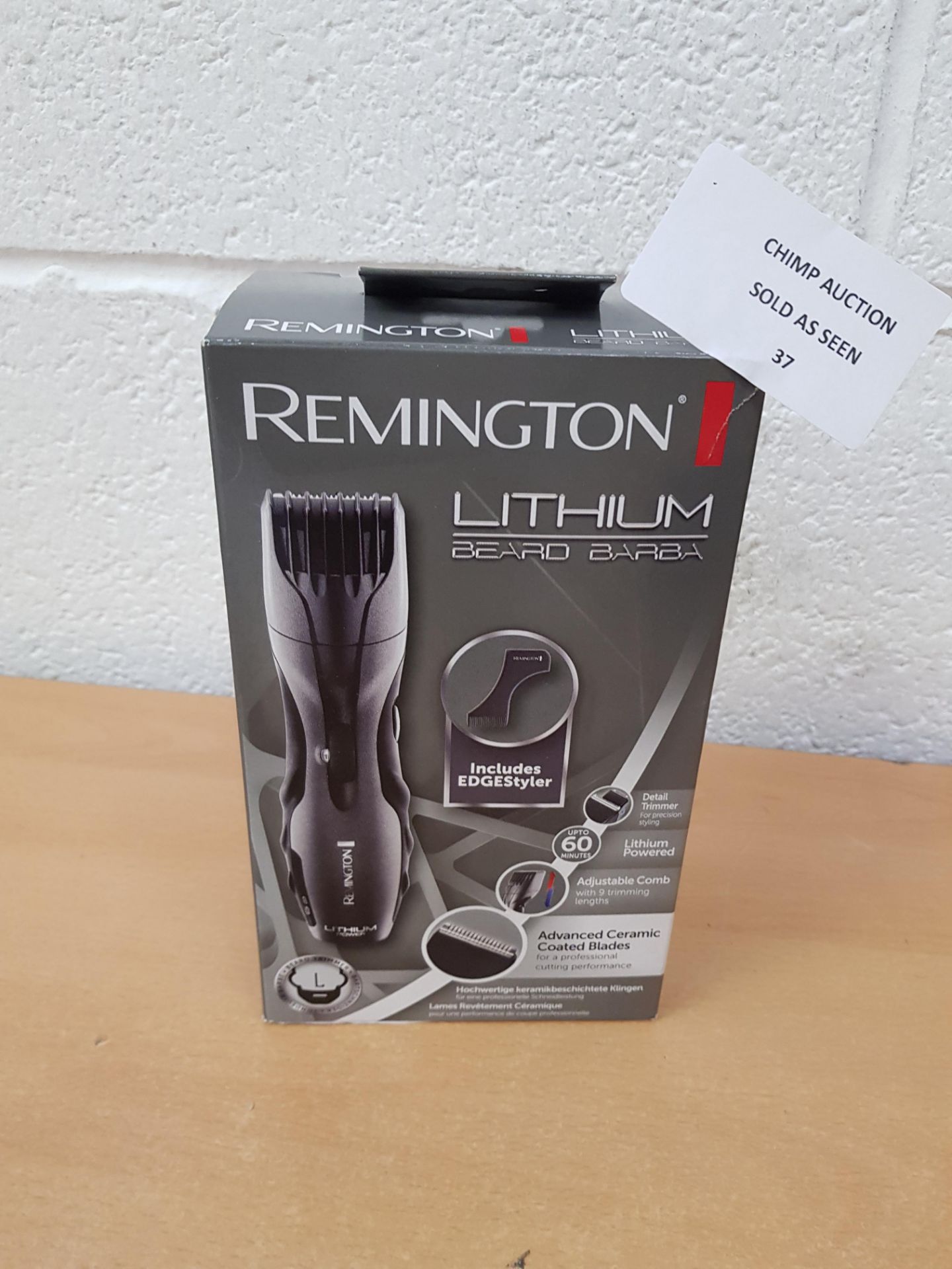 Remington Lithium Cordless Beard Trimmer