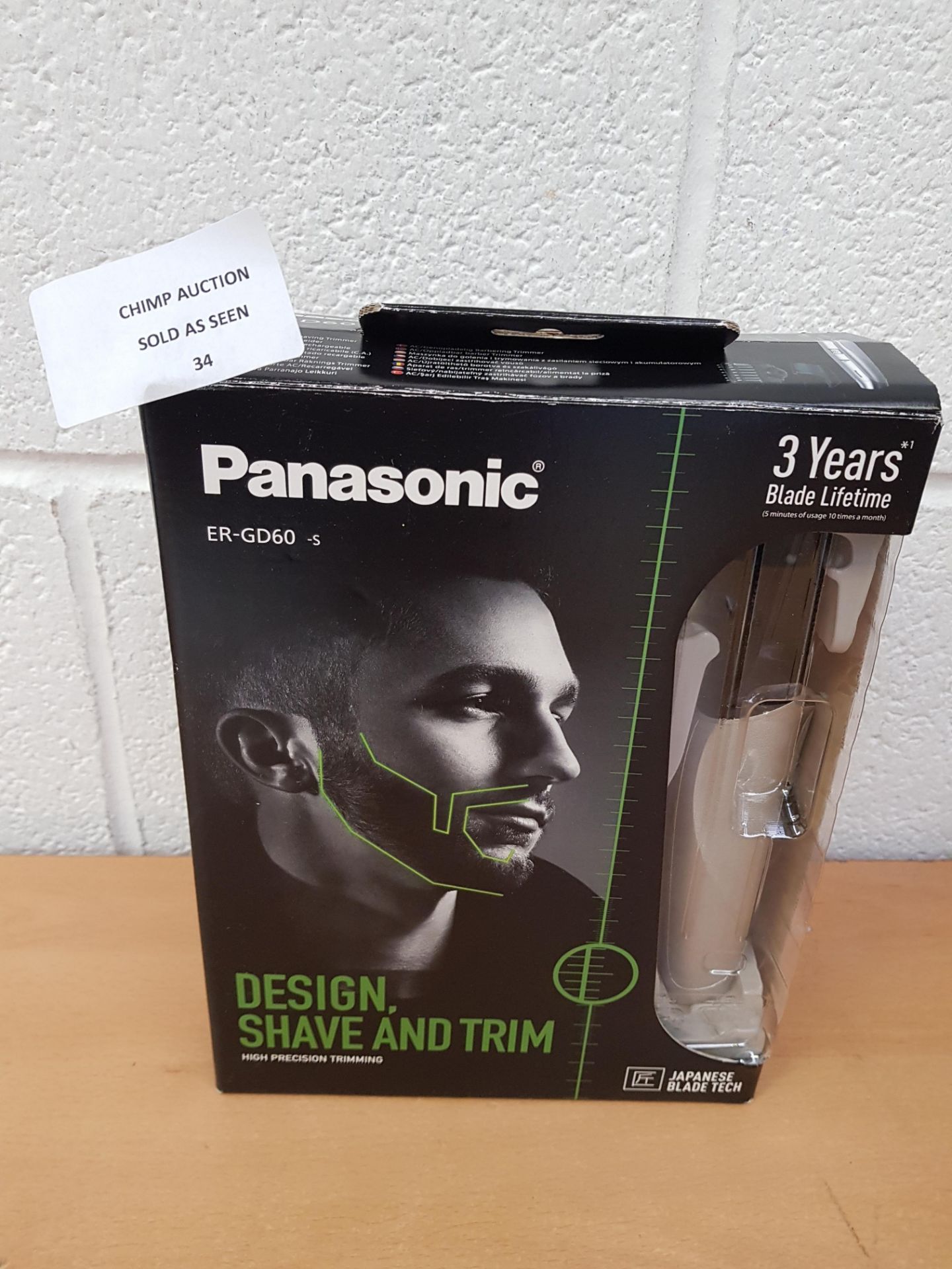 Panasonic ER-GD60 i-Shaper 3-in1 Beard Trimmer RRP £99.99