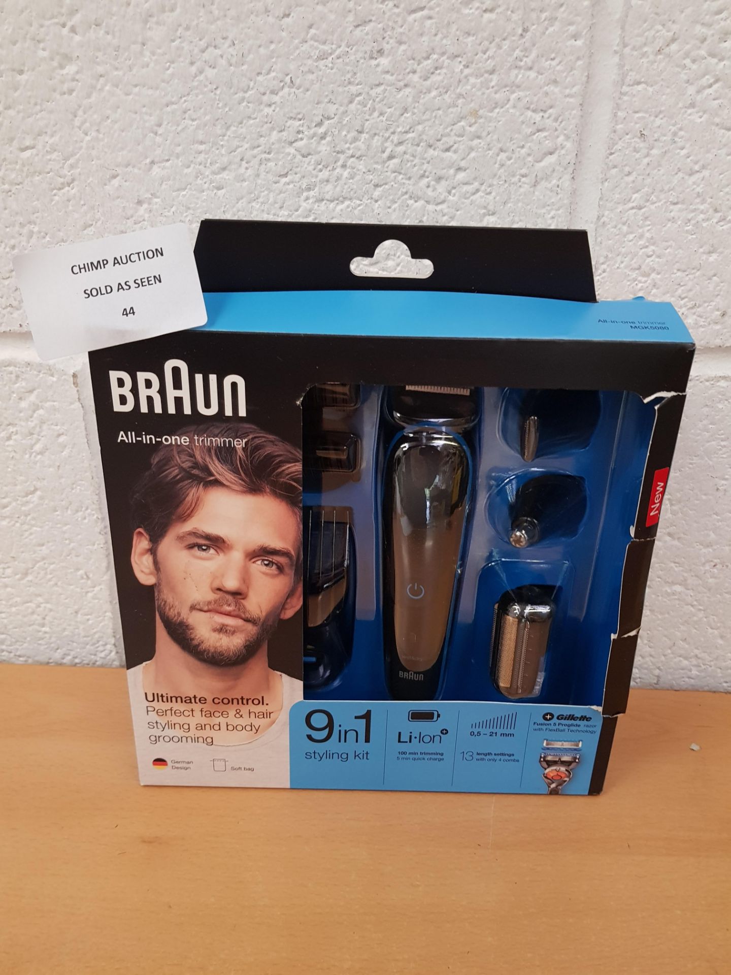 Braun 9-in-1 All-in-One Trimmer MGK5080 Beard Trimmer
