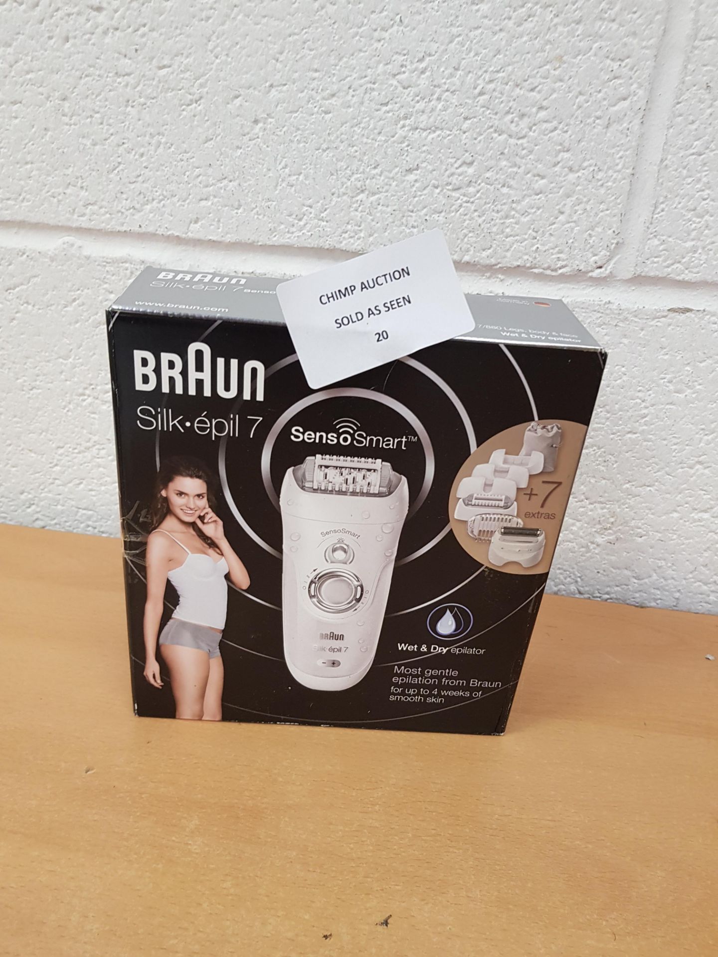 Braun Silk-Epil 7 7-880 SensoSmart Cordless Wet & Dry Epilator RRP £169.99