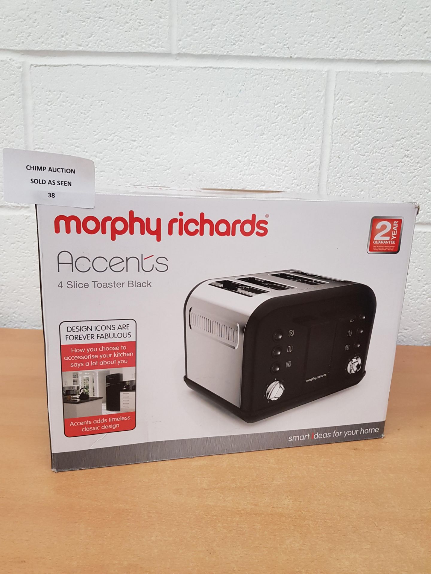 Morphy Richards Accents 4 Slice Toaster