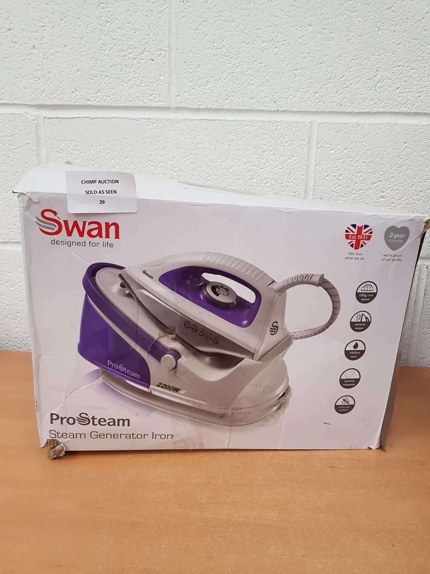 Swan Pro Steam Generator Iron