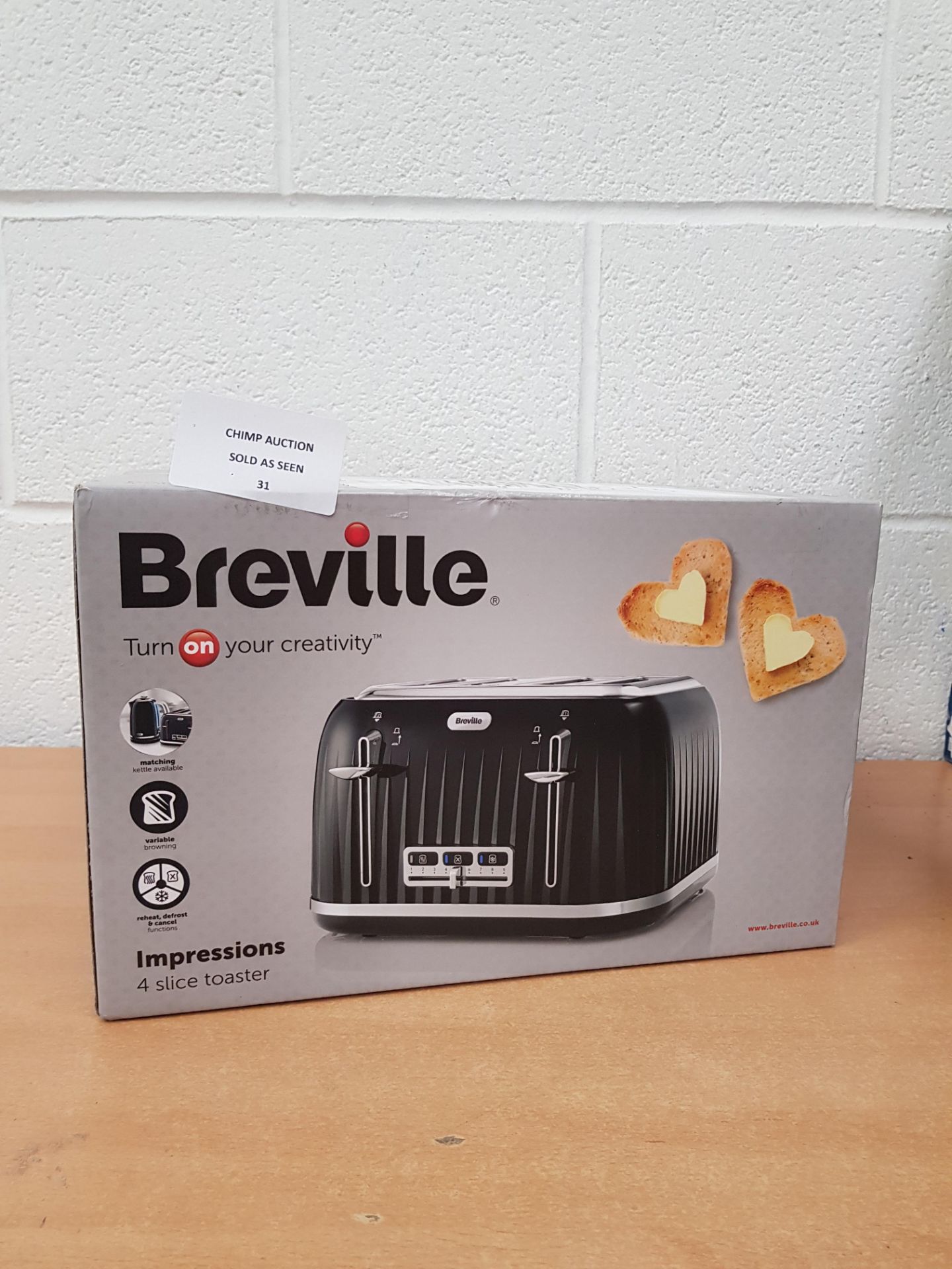 Breville Impressions 4 Slice Toaster