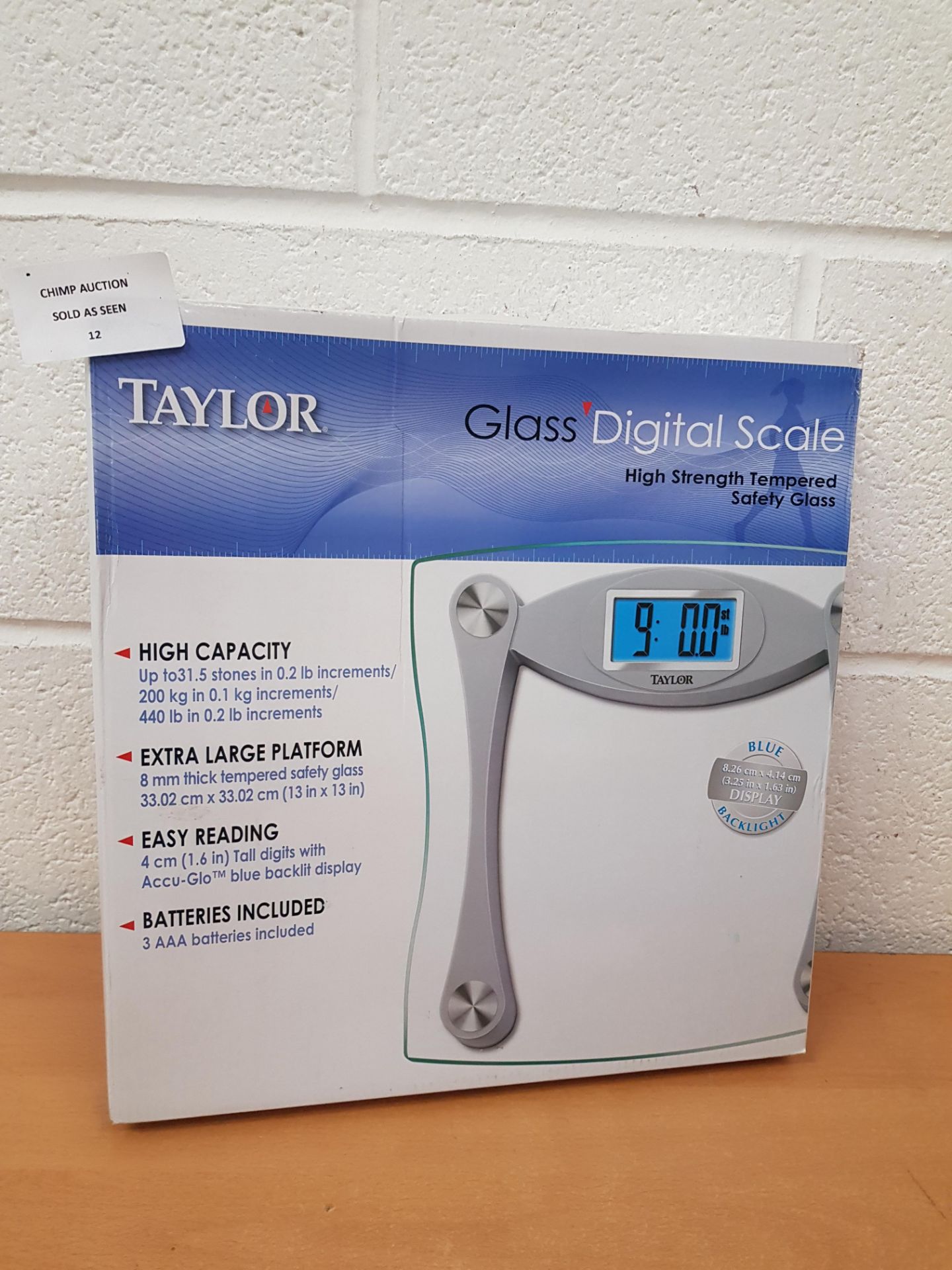 Brand new Taylor Glass Digital Scale RRP £49.99.