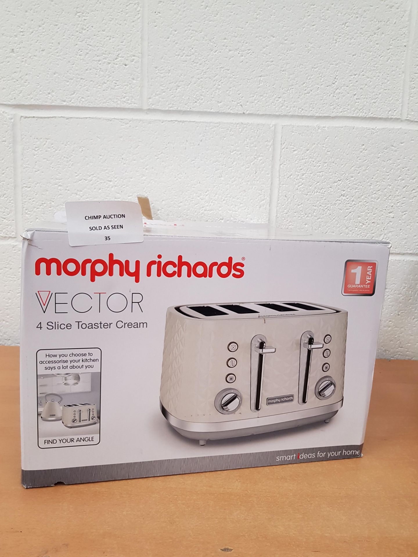 Morphy Richards Vector 4 Slice Toaster