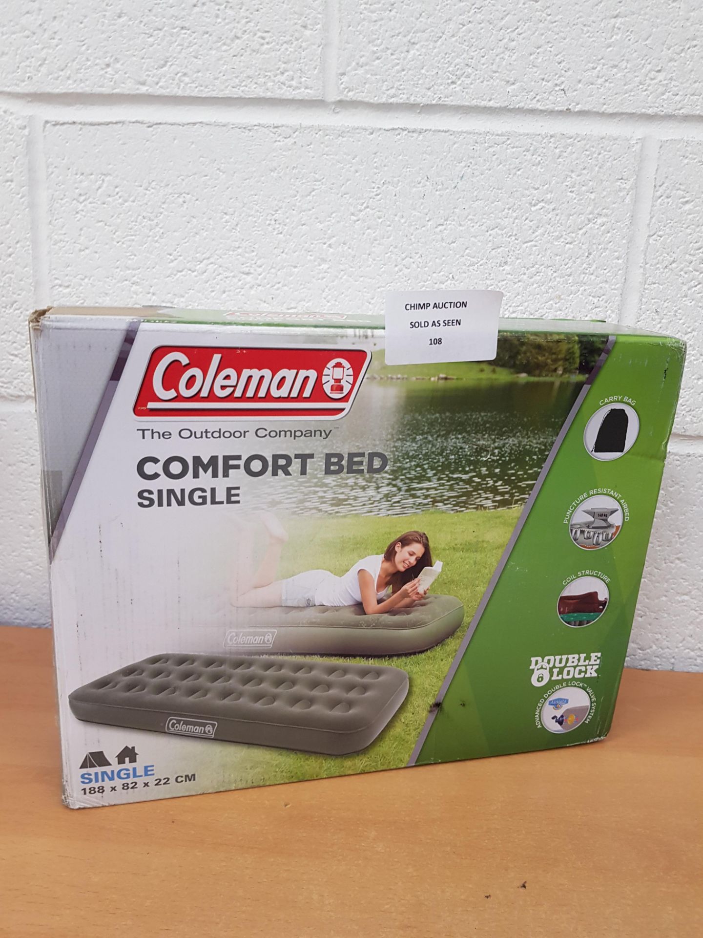 Coleman Comfort Bed Air Bed Single