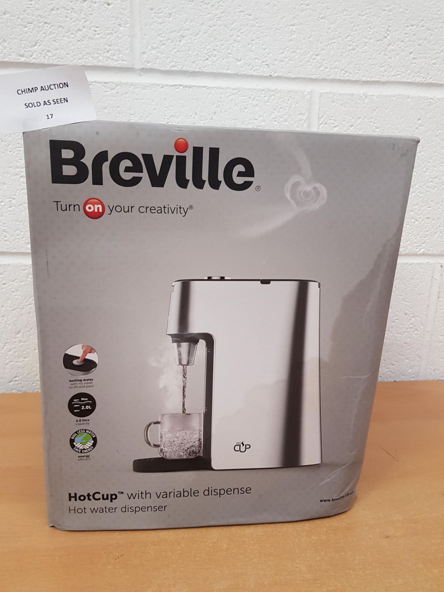 Breville HotCup with Variable Dispense Hot Water Dispenser