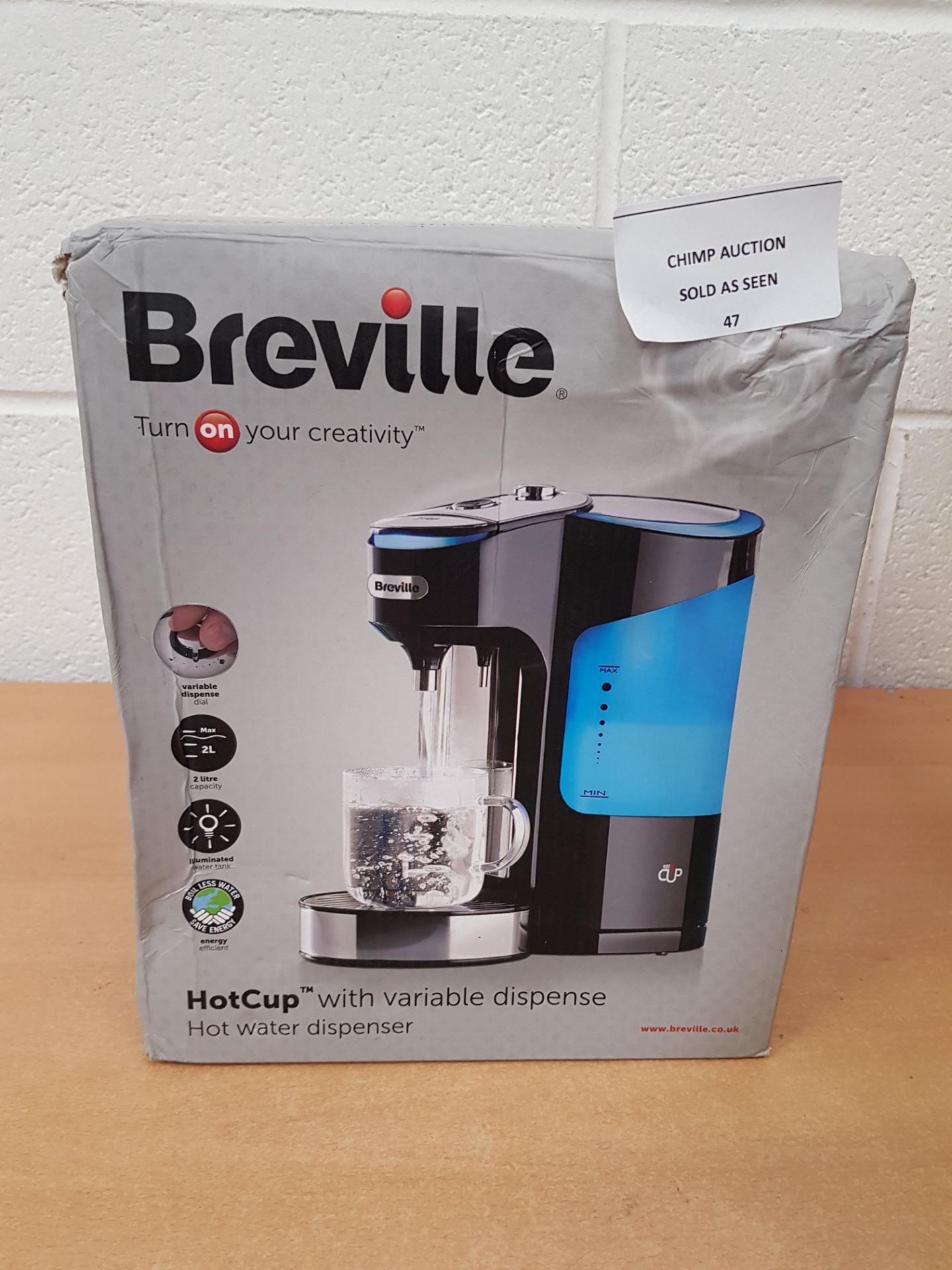 Breville HotCup with Variable Dispense Hot Water Dispenser