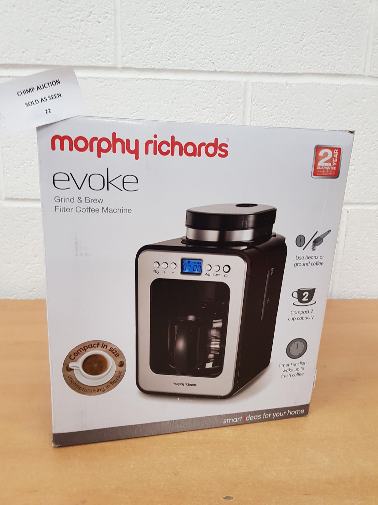 Morphy Richards Evoke Grind & Bew Coffee Machine