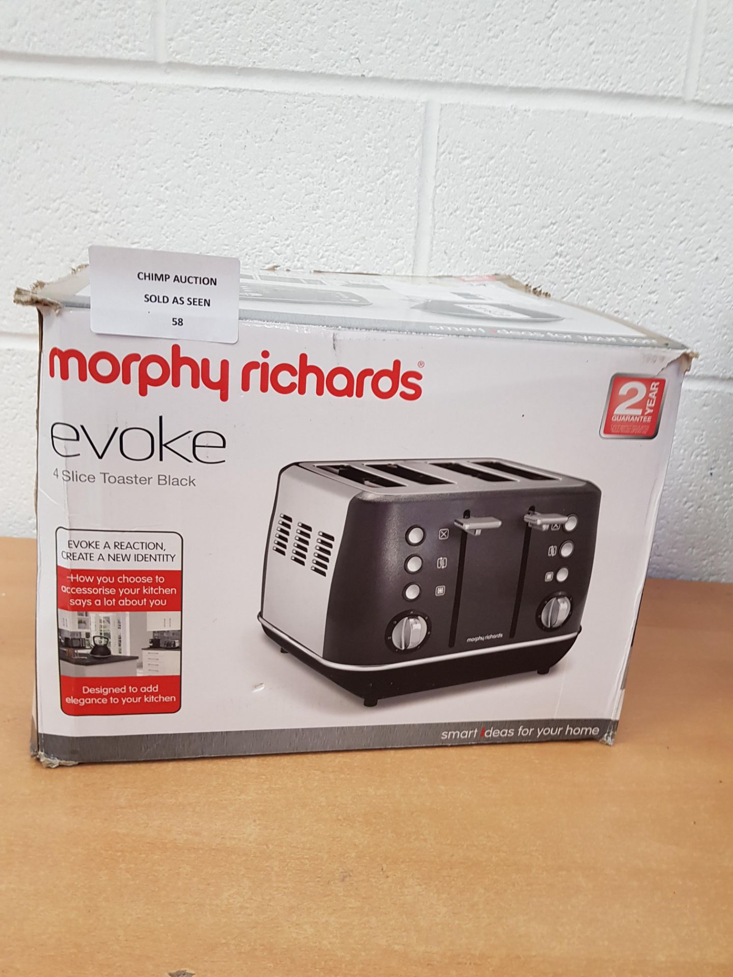 Morphy Richards Evoke 4 Slice Toaster