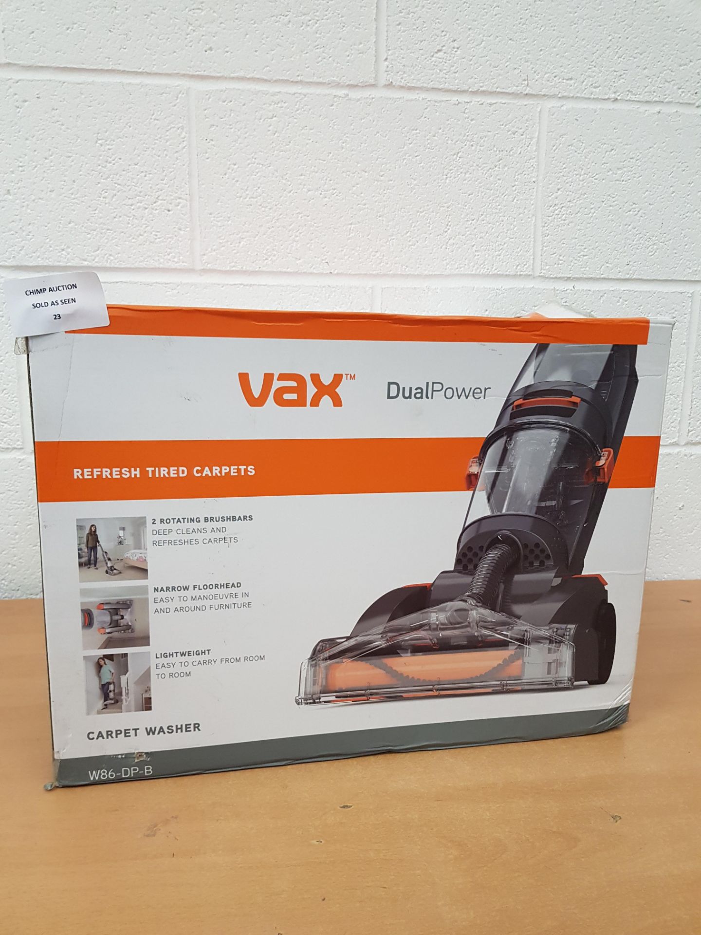 Vax DualPower W86-DP-B Carpet Washer RRP £279.99