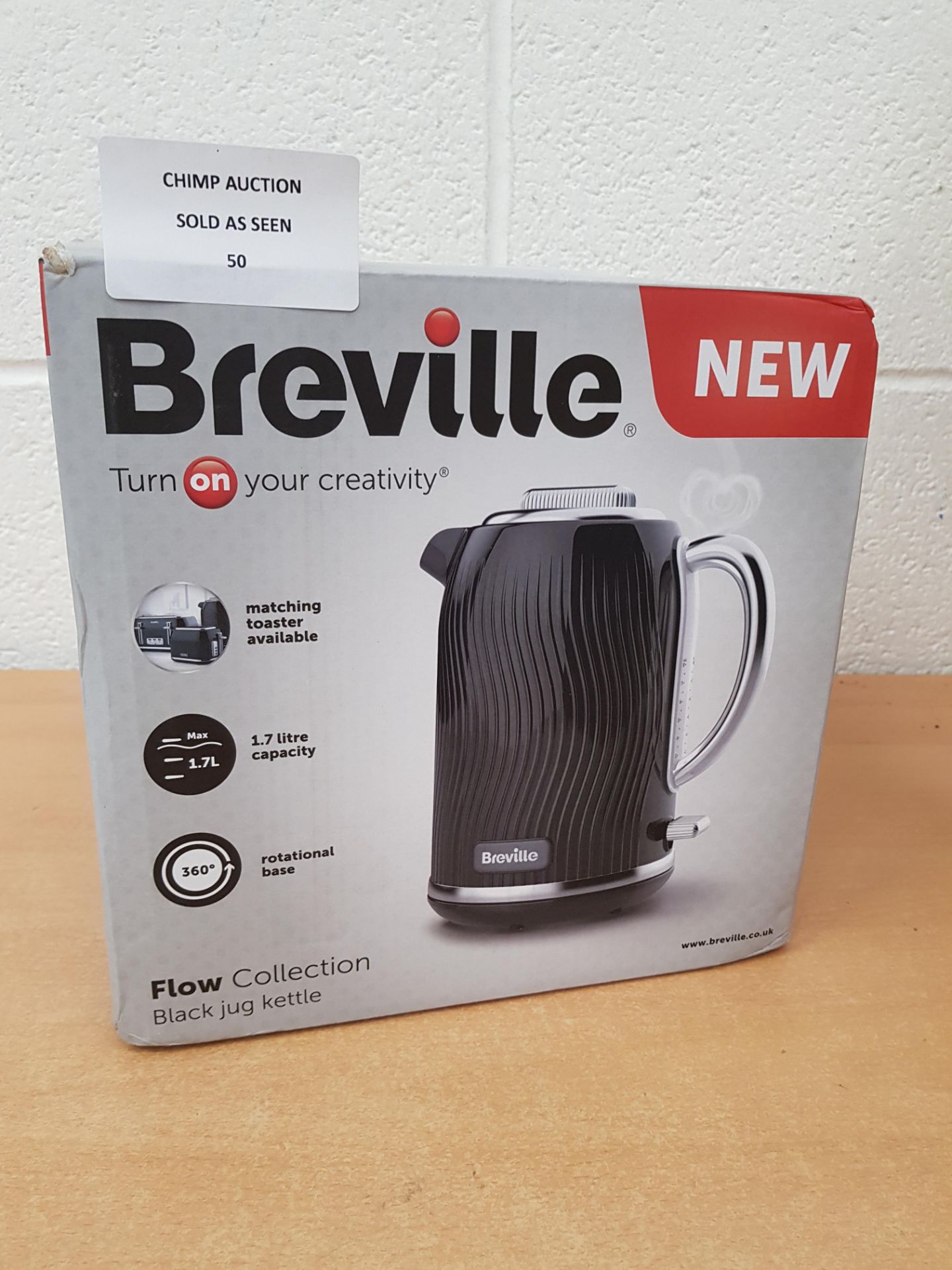 Breville Flow Black Jug Kettle