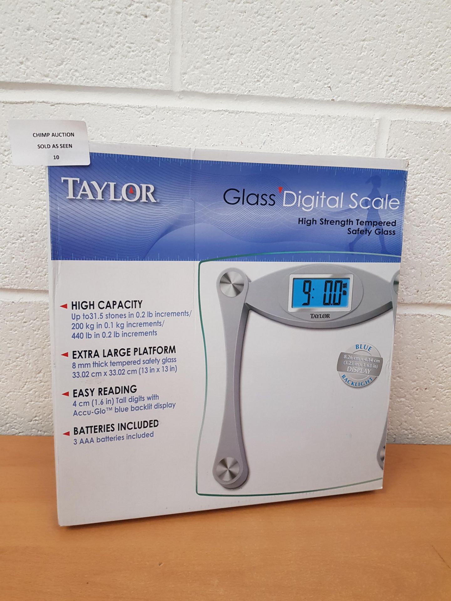 Brand new Taylor Glass Digital Scale RRP £49.99.