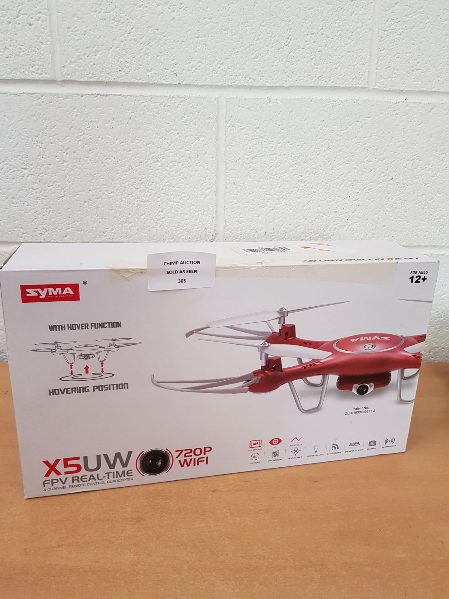 Syma X5UW FVP Real Time Wifi Camera Drone RRP £139.99