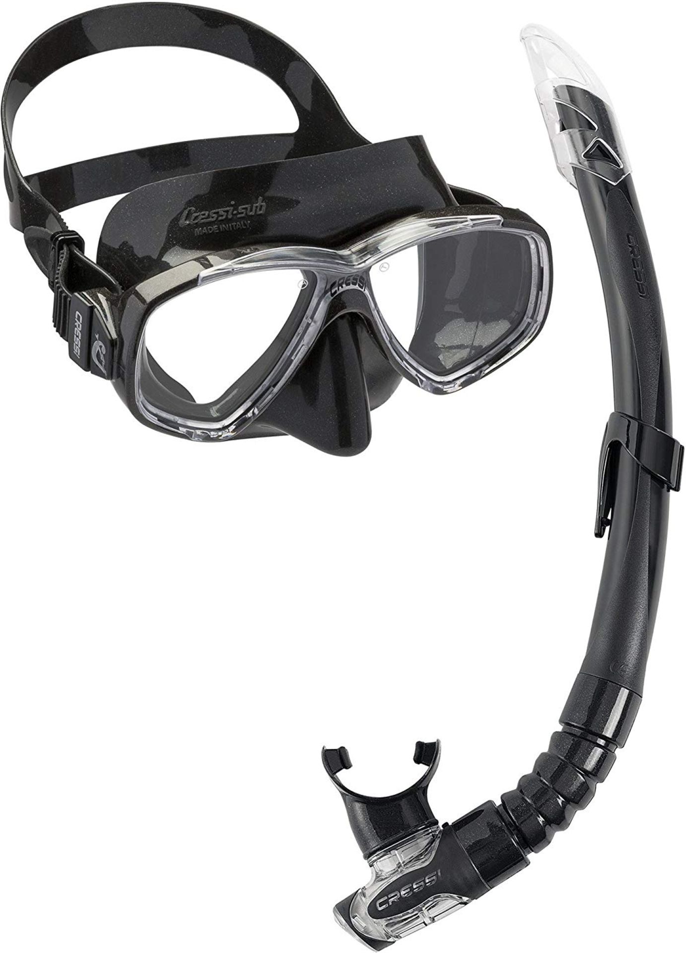 Cressi Perla Mare - Premium Scuba Mask Snorkel Set