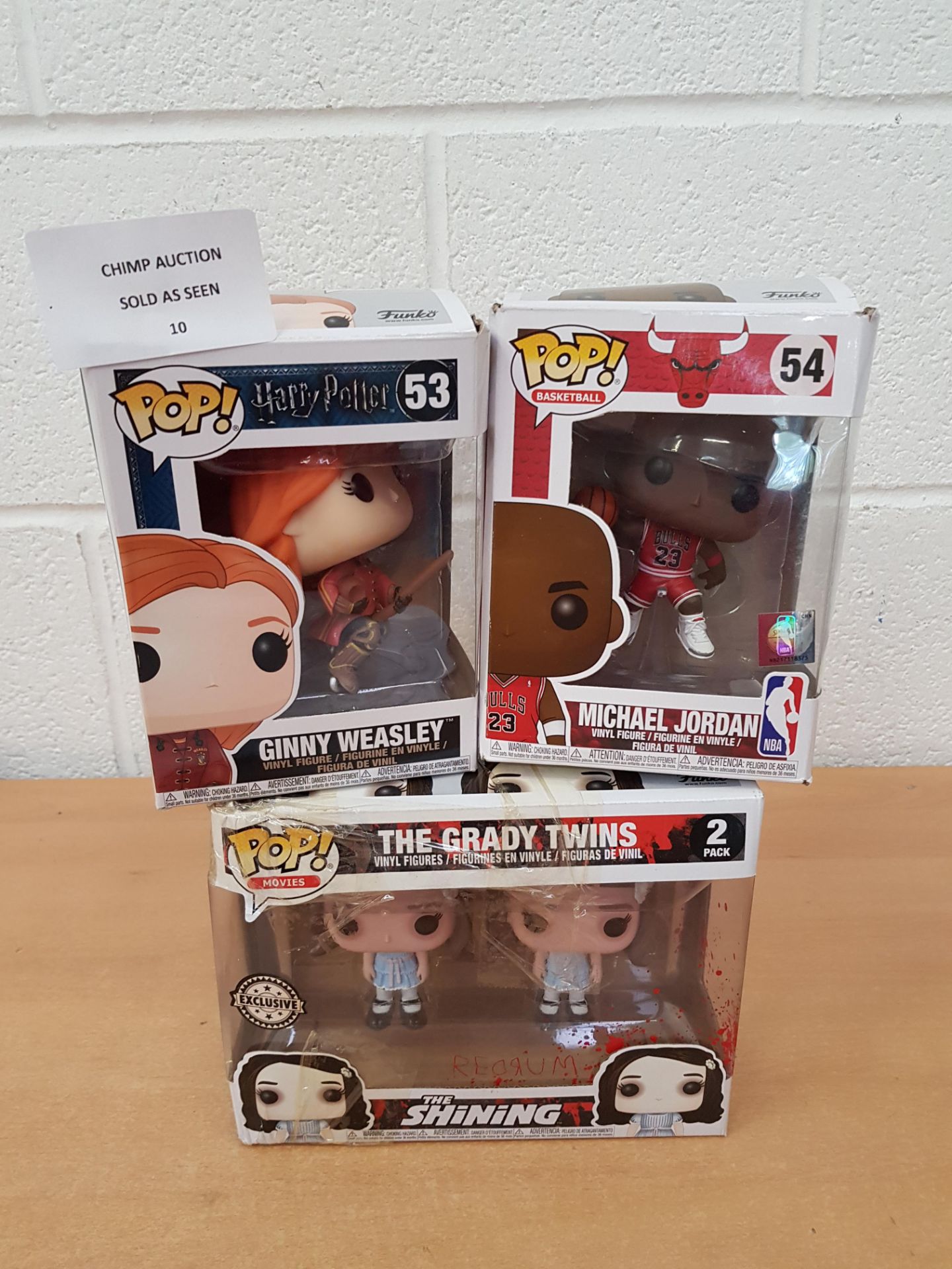 3X Mixed POP! Figurines