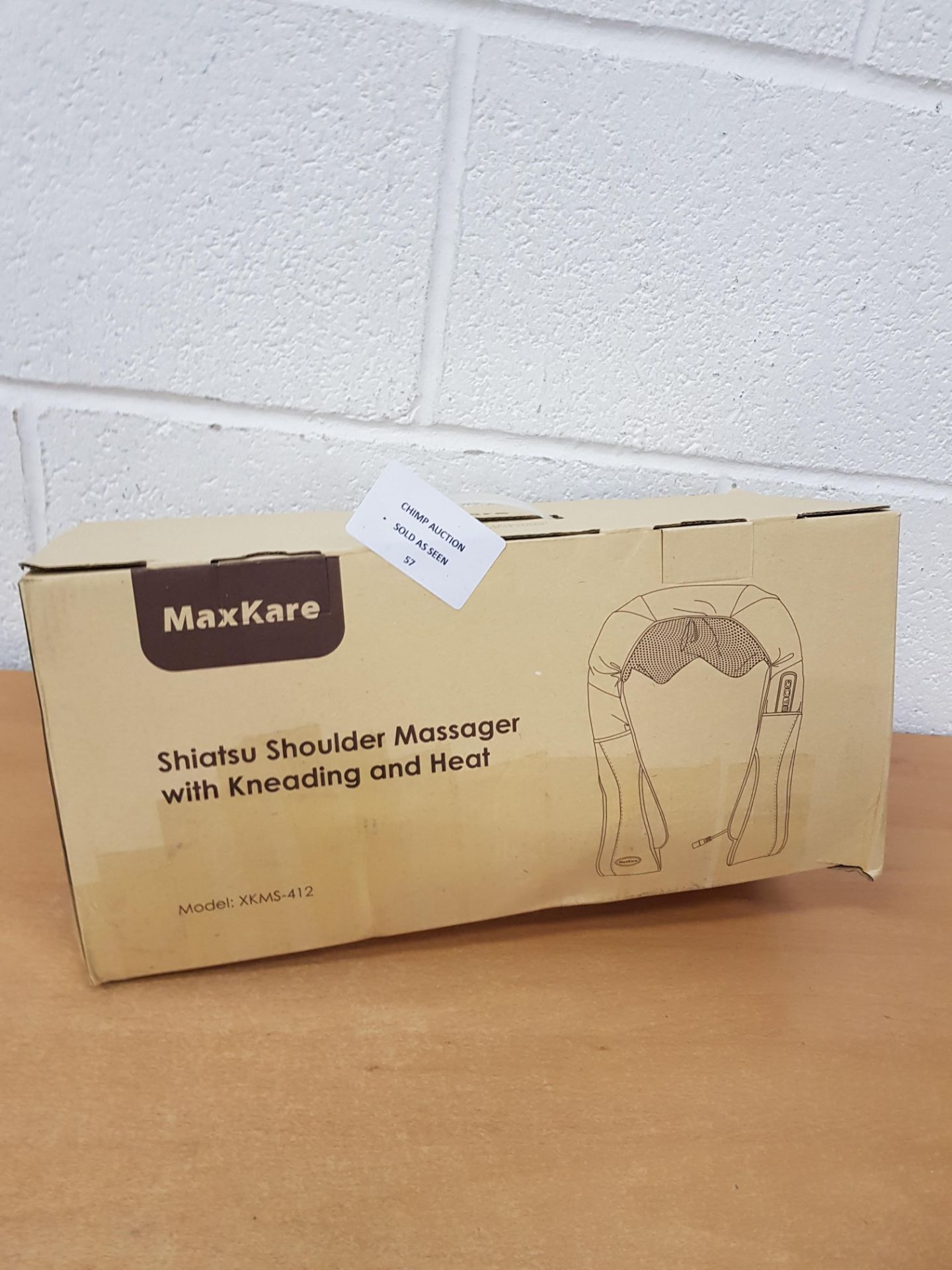 MaxKare Shiatsu Shoulder Massager With Kneading & Heat