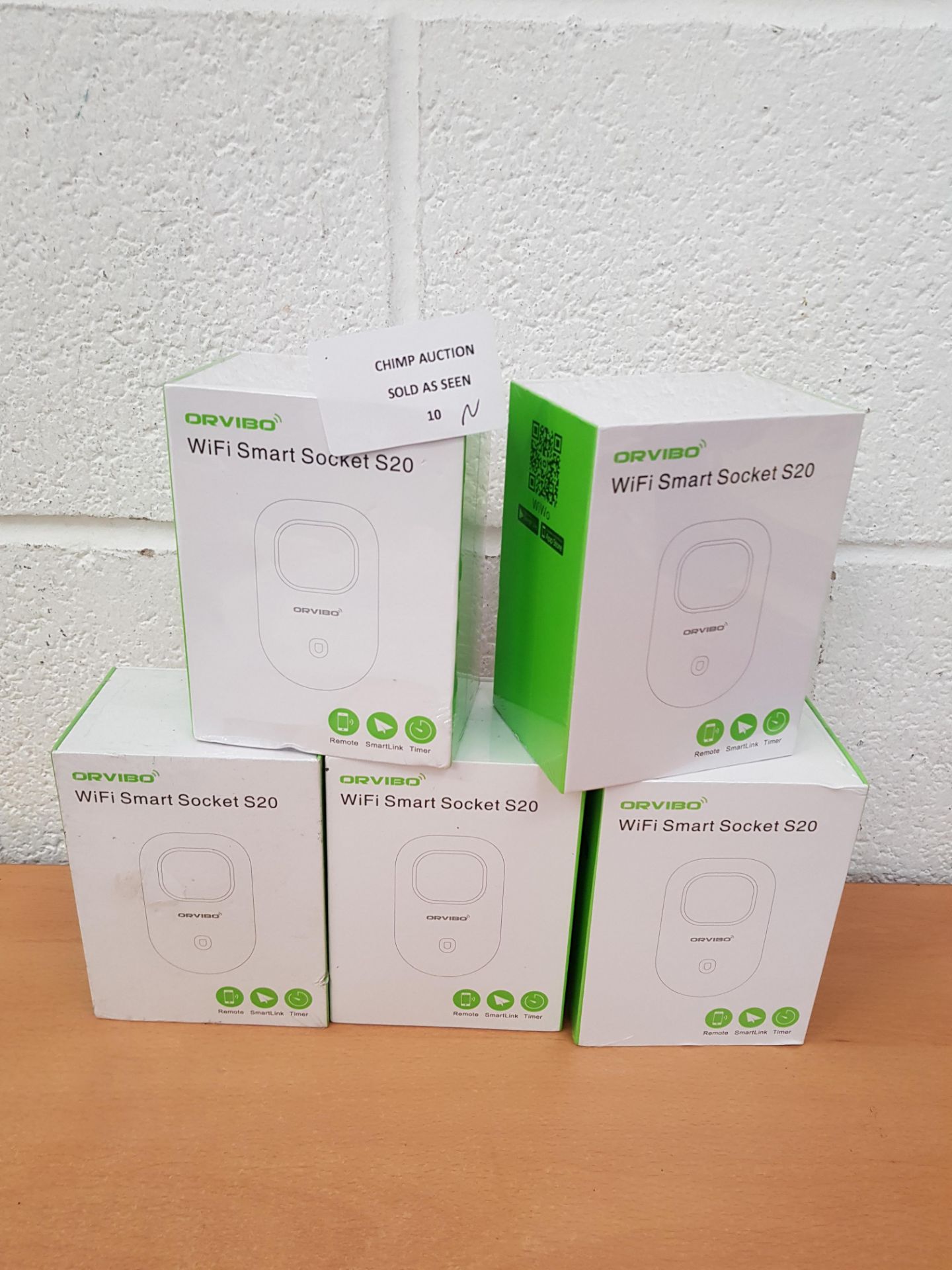 Joblot of 5x Brand new Orvibo S20 WiFi Smart Sockets RRP £250.