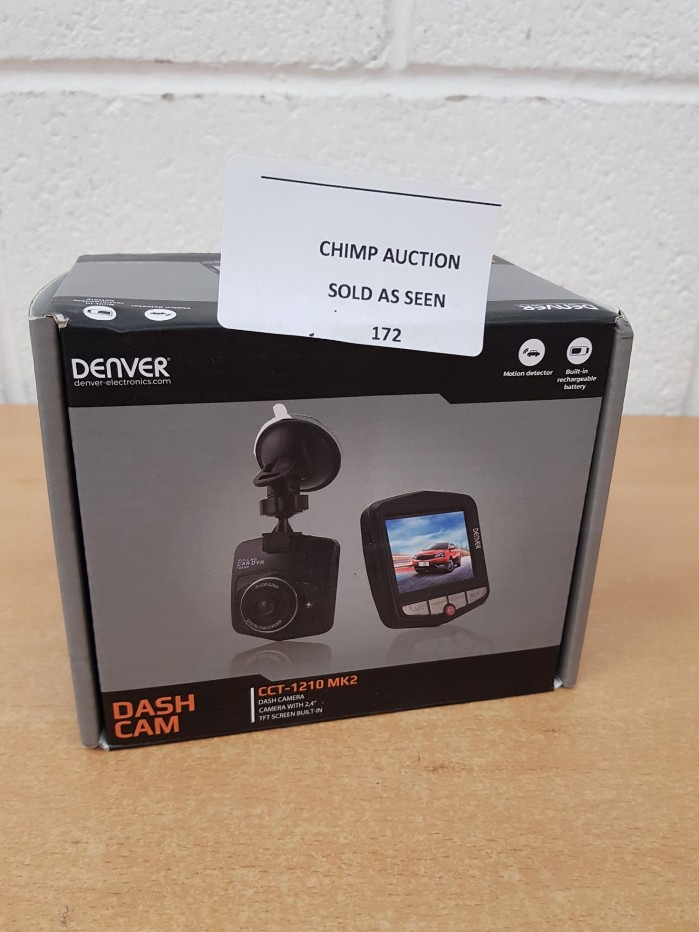 Denver DV 20901 CCT/HD Dash Cam 2.4 Inch Camera