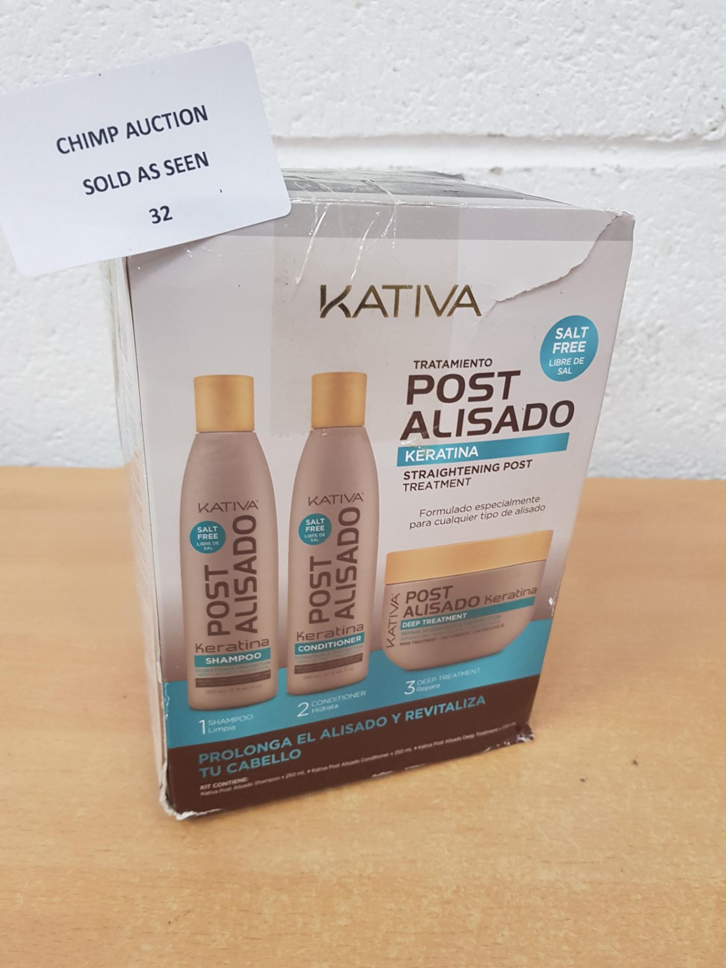 Kativa Keratina Hair repair Treatment pack RRP £39.99