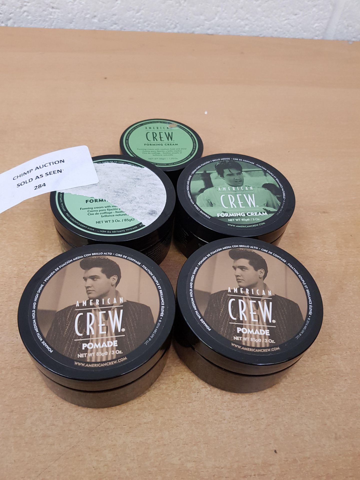 Joblot of mixed American Crew Hair Creams & pomades