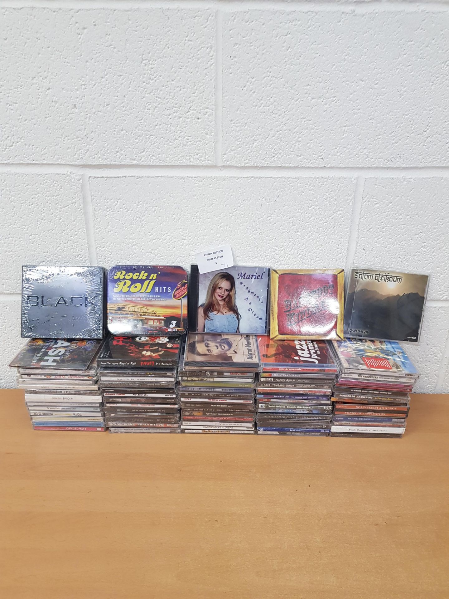 Joblot of 70x Brand new mixed Music CDs RRP Value £1450