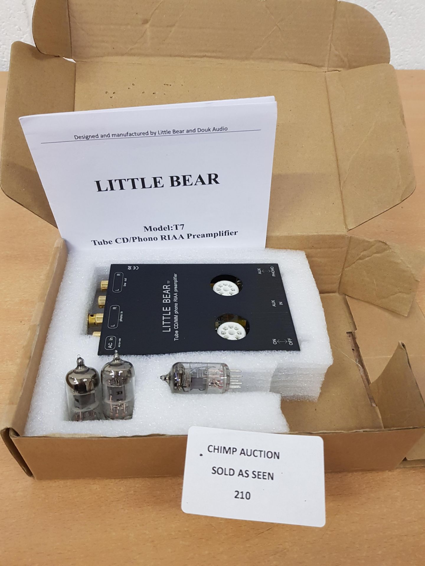 Little BEAR T7 Tube CD/Phono RIAA Pre-Amplifier