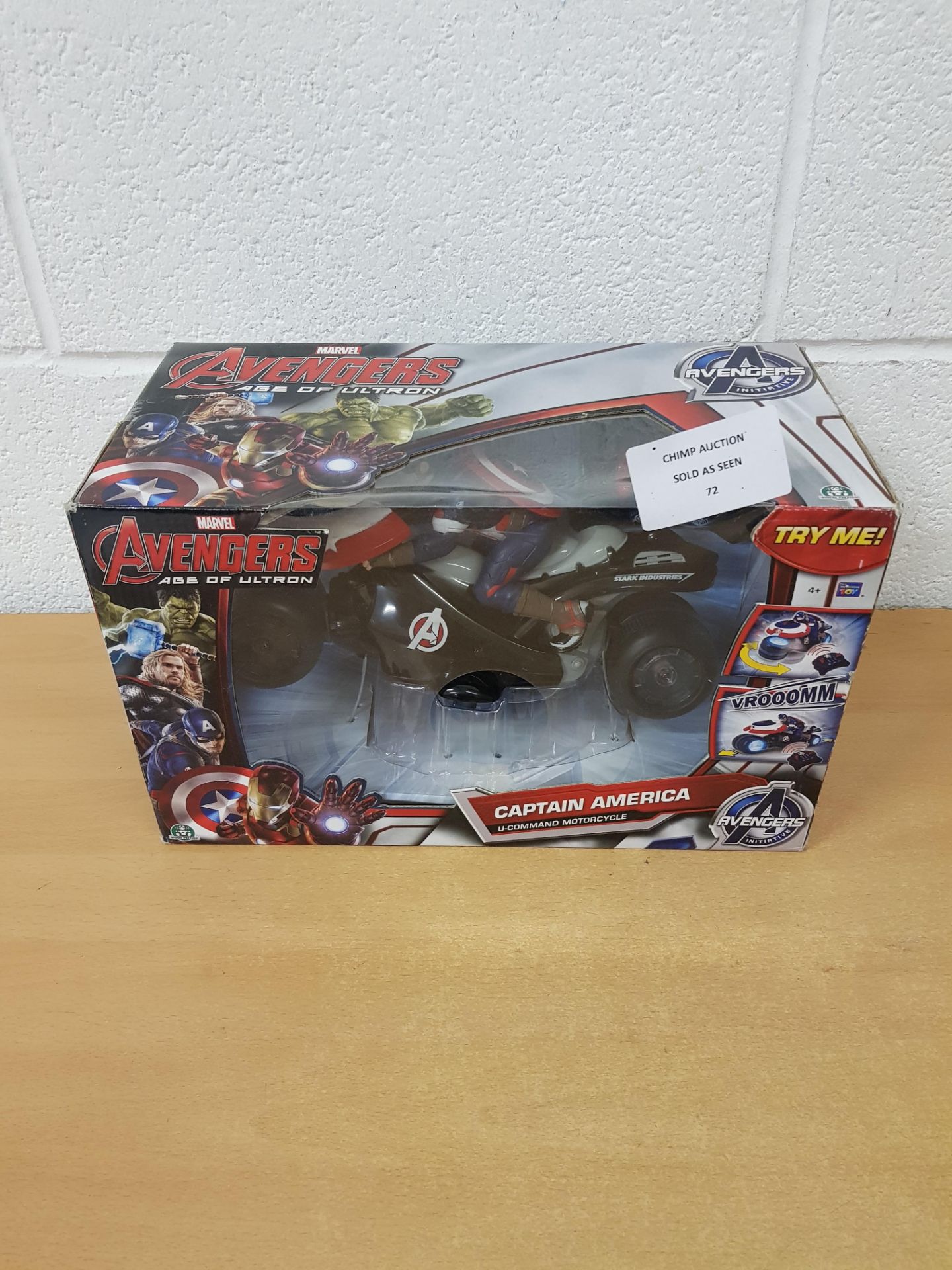 Brand new Marvel Avengers Captain America U-Command Motorcycle