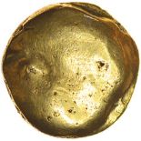 Late Whaddon Chase. Double Circle Type. c.55-45 BC. Celtic gold stater. 16mm. 5.73g.