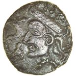 Bury Diadem. Pennant Type. Talbot Bury A, dies K/2.c.50-40 BC. Celtic silver unit. 14mm. 1.42g.