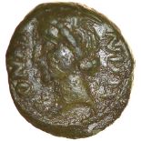 Cunobelinus Metalworker. c.AD8-41. Celtic bronze unit. 15mm. 2.34g.