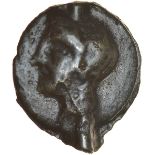Thurrock MA. c.80-60 BC. Celtic cast bronze unit. 17mm. 4.15g.