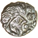 Thatcher’s Sister. c.55-45 BC. Celtic silver unit. 13mm. 1.09g.