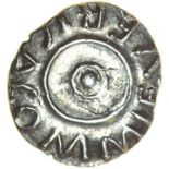 Verica Circles. c.AD10-40. Celtic silver unit 12mm. 1.22g.
