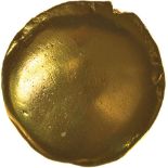 Gallic War Uniface. Ambiani. Sills class 2. c.57 BC. Celtic gold stater. 16mm. 6.22g.